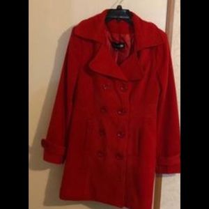 Forever 21 Red Peacoat